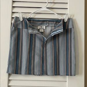 Sunshine Apparel Striped Mini Skirt